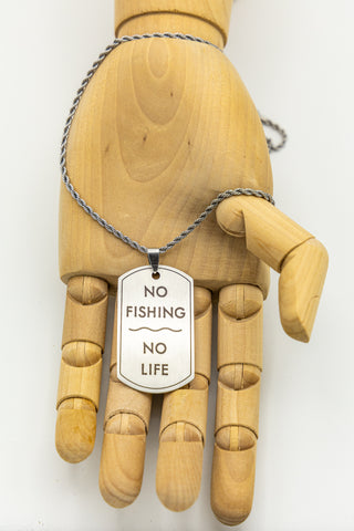 Halskette - NO FISHING NO LIFE